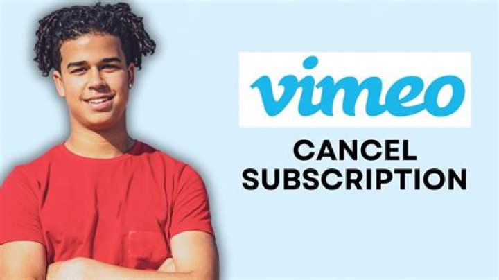 How to cancel vimeo account