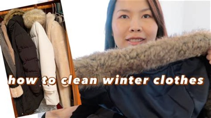 How to wash winter jacket