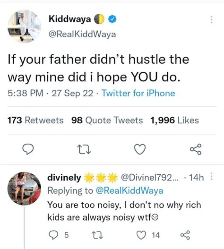 
‘If Your Father Didn’t Hustle The Way Mine Did, I Hope You Do – Kiddwaya Drops A Motivational Quote 