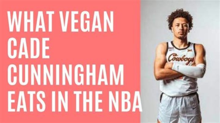 Is Cade Cunningham A Vegan?