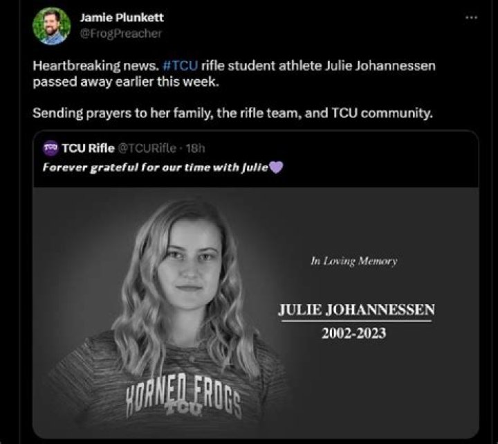 Julie Johannessen Suicide Linked To Death Cause: TCU Student Died