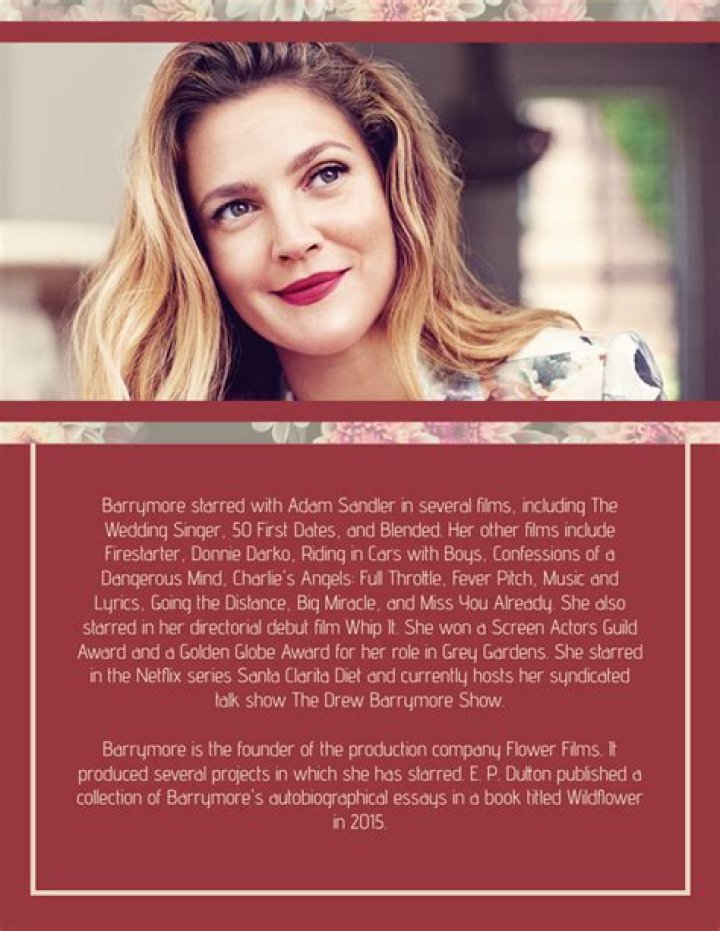 
Who are Drew Barrymores Parents? Drew Barrymore Biography, Parents Name, Nationality and More 