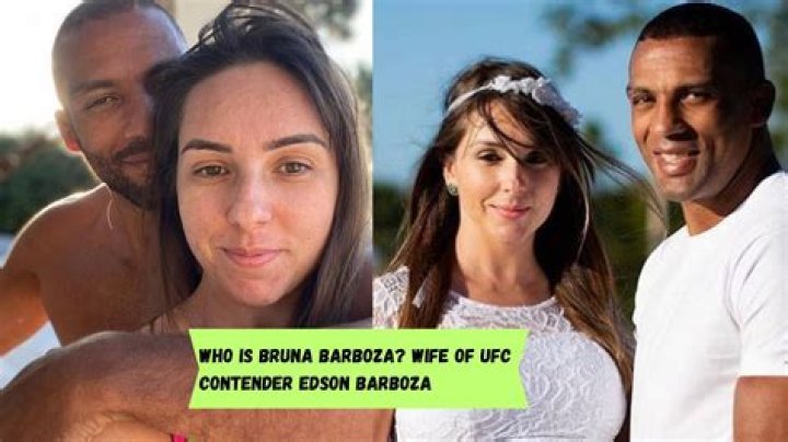 Who Is Edson Barboza Wife Bruna Barboza? Everything To Know About Their Married Life